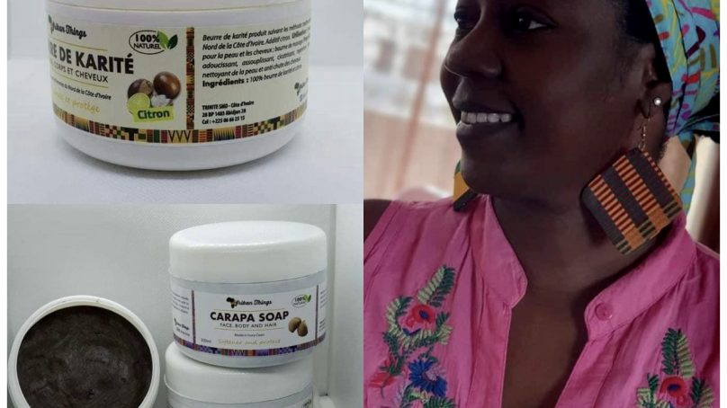 Cette ivoirienne a lancé des produits de beauté uniquement à base de plantes